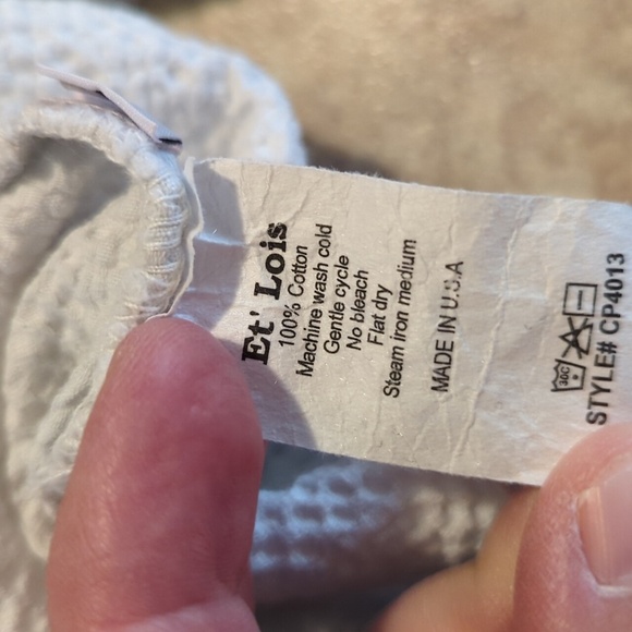 Et Lois Unique Long Sleeve Textured Top Shirt XL - Picture 12 of 13